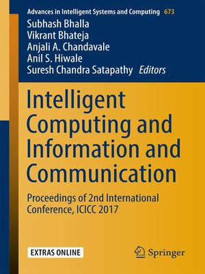 cover image of Intelligent Computing and Information and Communication